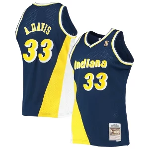 Accattivante Antonio Davis Indiana Pacers 1996/97 Hardwood Classics Swingman Jersey Navy