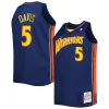 Accattivante Baron Davis Golden State Warriors Big & Tall Hardwood Classics 2006/07 Swingman Jersey Navy