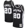 Accattivante Bellissimo Manu Ginobili San Antonio Spurs 2002 03 Hardwood Classics Player Swingman Jersey Black