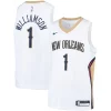 Accattivante Cool Trendy Zion Williamson New Orleans Pelicans Nike Youth Swingman Player Jersey Association Edition White/Navy