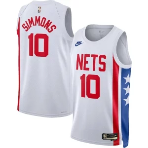 Accattivante Incantevole Ben Simmons Brooklyn Nets Nike Swingman Jersey Classic Edition White