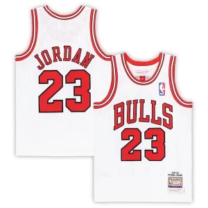 Accattivante Incantevole Elegante Michael Jordan Chicago Bulls Preschool 1997/98 Hardwood Classics Authentic Jersey White/Black/Red