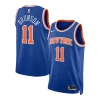 Accattivante Jalen Brunson New York Knicks Nike Unisex Swingman Jersey Icon Edition Blue