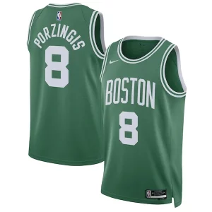 Accattivante Kristaps Porzingis Boston Celtics Nike Unisex Swingman Jersey Icon Edition Kelly Green