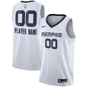 Accattivante Memphis Grizzlies Nike 2020/21 Swingman Custom Jersey Association Edition White