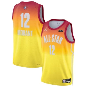Accattivante Meraviglioso Ja Morant Jordan Brand 2023 NBA All Star Game Swingman Jersey Orange