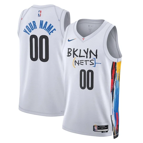 Accattivante Pratico Carino Brooklyn Nets Nike Unisex 2022/23 Swingman Custom Jersey City Edition White