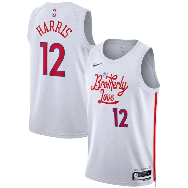 Accattivante Resistente Duraturo Tobias Harris Philadelphia 76ers Nike Unisex 2022/23 Swingman Jersey City Edition White