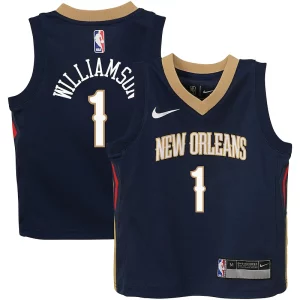 Eccezionale Ottimo Zion Williamson New Orleans Pelicans Nike Preschool Swingman Player Jersey Icon Edition Navy