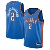 Gorgeous Attraente Cool Shai Gilgeous Alexander Oklahoma City Thunder Nike Youth Swingman Jersey Icon Edition Blue