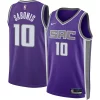 Accattivante Trendy Domantas Sabonis Sacramento Kings Nike Unisex Swingman Jersey Icon Edition Purple