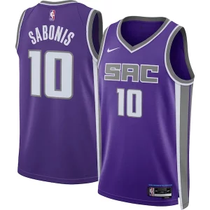 Accattivante Trendy Domantas Sabonis Sacramento Kings Nike Unisex Swingman Jersey Icon Edition Purple