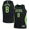 Accattivante Trendy Kristaps Porzingis Boston Celtics Nike Youth 2024/25 Swingman Player Jersey City Edition Black