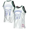 Attraente Accattivante Kevin Garnett Minnesota Timberwolves 1997/98 Hardwood Classics 75th Anniversary Swingman Jersey Platinum