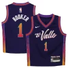Attraente Bellissimo Fantastico Devin Booker Phoenix Suns Nike Preschool Swingman Replica Jersey City Edition Purple