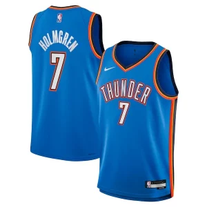 Attraente Chet Holmgren Oklahoma City Thunder Nike Youth Swingman Jersey Icon Edition Blue