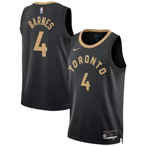 Attraente Cool Duraturo Scottie Barnes Toronto Raptors Nike Unisex 2022/23 Swingman Jersey City Edition Black