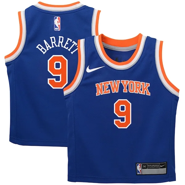 Attraente Incantevole Fantastico RJ Barrett New York Knicks Nike Preschool Swingman Player Jersey Icon Edition Blue