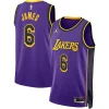 Attraente LeBron James Los Angeles Lakers Jordan Brand Unisex Swingman Jersey Statement Edition Purple