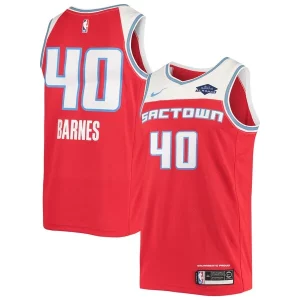 Attraente Lussuoso Harrison Barnes Sacramento Kings Nike Swingman Jersey Red