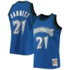 Attraente Moderno Kevin Garnett Minnesota Timberwolves 2003/04 Hardwood Classics NBA 75th Anniversary Diamond Swingman Jersey Blue