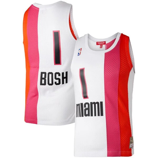 Attraente Raffinato Chris Bosh Miami Heat Women's Hardwood Classics 2011/12 Swingman Jersey White