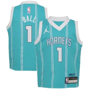 Attraente Robusto LaMelo Ball Charlotte Hornets Jordan Brand Preschool Swingman Player Jersey Icon Edition Teal