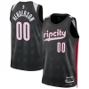 Attraente Scoot Henderson Portland Trail Blazers Nike Unisex 2024/25 Swingman Player Jersey City Edition Black