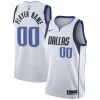 Attraente Stupendo Raffinato Dallas Mavericks Nike 2020/21 Swingman Custom Jersey Association Edition White