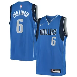 Bellissimo Accattivante Kristaps Porzingis Dallas Mavericks Nike Youth Swingman Jersey Icon Edition Blue