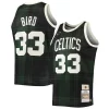 Bellissimo Carino Eccezionale Larry Bird Boston Celtics 1985/86 Hardwood Classics Uninterrupted Swingman Jersey Black