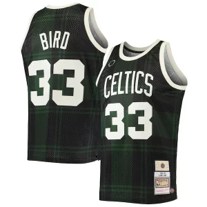Bellissimo Carino Eccezionale Larry Bird Boston Celtics 1985/86 Hardwood Classics Uninterrupted Swingman Jersey Black