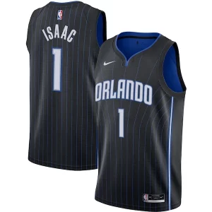 Bellissimo Delizioso Jonathan Isaac Orlando Magic Nike Swingman Jersey Black Icon Edition
