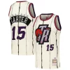 Bellissimo Delizioso Vince Carter Toronto Raptors Chainstitch Swingman Jersey Cream