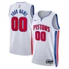 Bellissimo Detroit Pistons Nike Unisex Swingman Custom Jersey White Association Edition