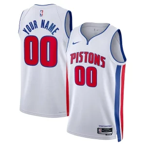 Bellissimo Detroit Pistons Nike Unisex Swingman Custom Jersey White Association Edition