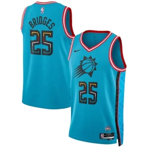 Bellissimo Fascinante Attraente Mikal Bridges Phoenix Suns Nike Unisex 2022/23 Swingman Jersey City Edition Turquoise