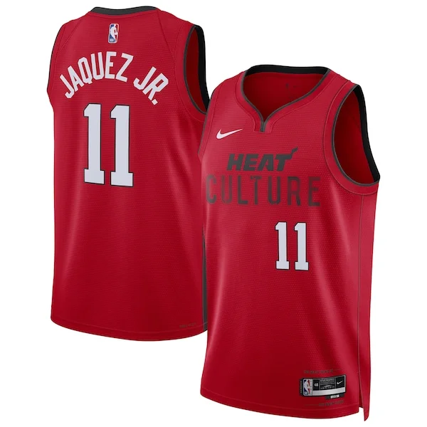 Bellissimo Jaime Jaquez Jr. Miami Heat Nike Unisex 2024/25 Swingman Player Jersey City Edition Red