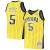 Bellissimo Jalen Rose Indiana Pacers 1999/00 Hardwood Classics Swingman Jersey Gold