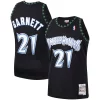 Bellissimo Kevin Garnett Minnesota Timberwolves Hardwood Classics Swingman Jersey Black/White