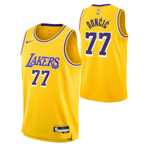 Bellissimo Luka Dončić Los Angeles Lakers Nike Unisex Swingman Jersey Icon Edition Gold