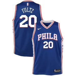 Bellissimo Moderno Lussuoso Markelle Fultz Philadelphia 76ers Nike Youth Swingman Jersey Blue Icon Edition