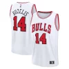Resistente Matas Buzelis Chicago Bulls Fast Break Replica Player Jersey Association Edition White
