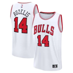 Resistente Matas Buzelis Chicago Bulls Fast Break Replica Player Jersey Association Edition White