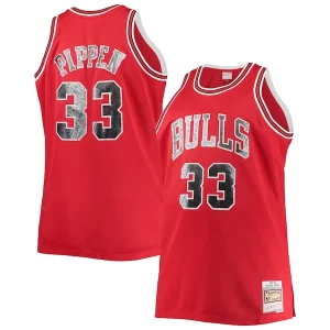 Bellissimo Resistente Attraente Scottie Pippen Chicago Bulls Big & Tall 1997/98 NBA 75th Anniversary Diamond Swingman Jersey Red