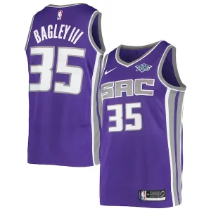 Bellissimo Robusto Resistente Marvin Bagley III Sacramento Kings Nike Swingman Team Player Jersey Icon Edition Purple