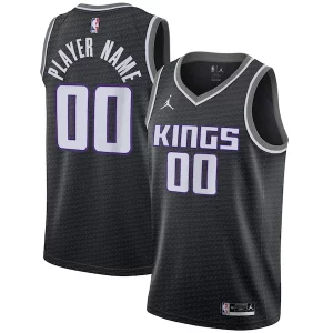 Bellissimo Sacramento Kings Jordan Brand Swingman Custom Jersey Statement Edition Black