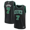 Fantastico Versatile Bellissimo Jaylen Brown Boston Celtics Youth Fast Break Replica Player Jersey Statement Edition Black
