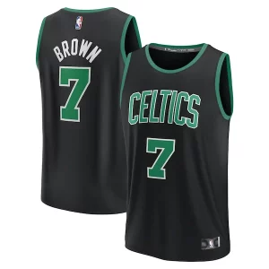 Fantastico Versatile Bellissimo Jaylen Brown Boston Celtics Youth Fast Break Replica Player Jersey Statement Edition Black