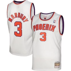 Bellissimo Stephon Marbury Phoenix Suns 2001/02 Hardwood Classics Swingman Jersey White